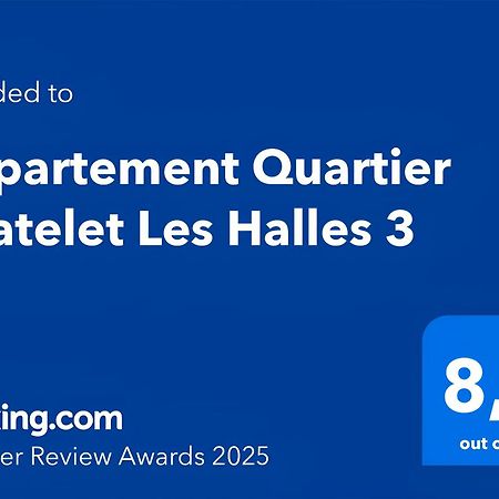 Appartement Quartier Chatelet Les Halles 3 Free Netflix Parijs Buitenkant foto