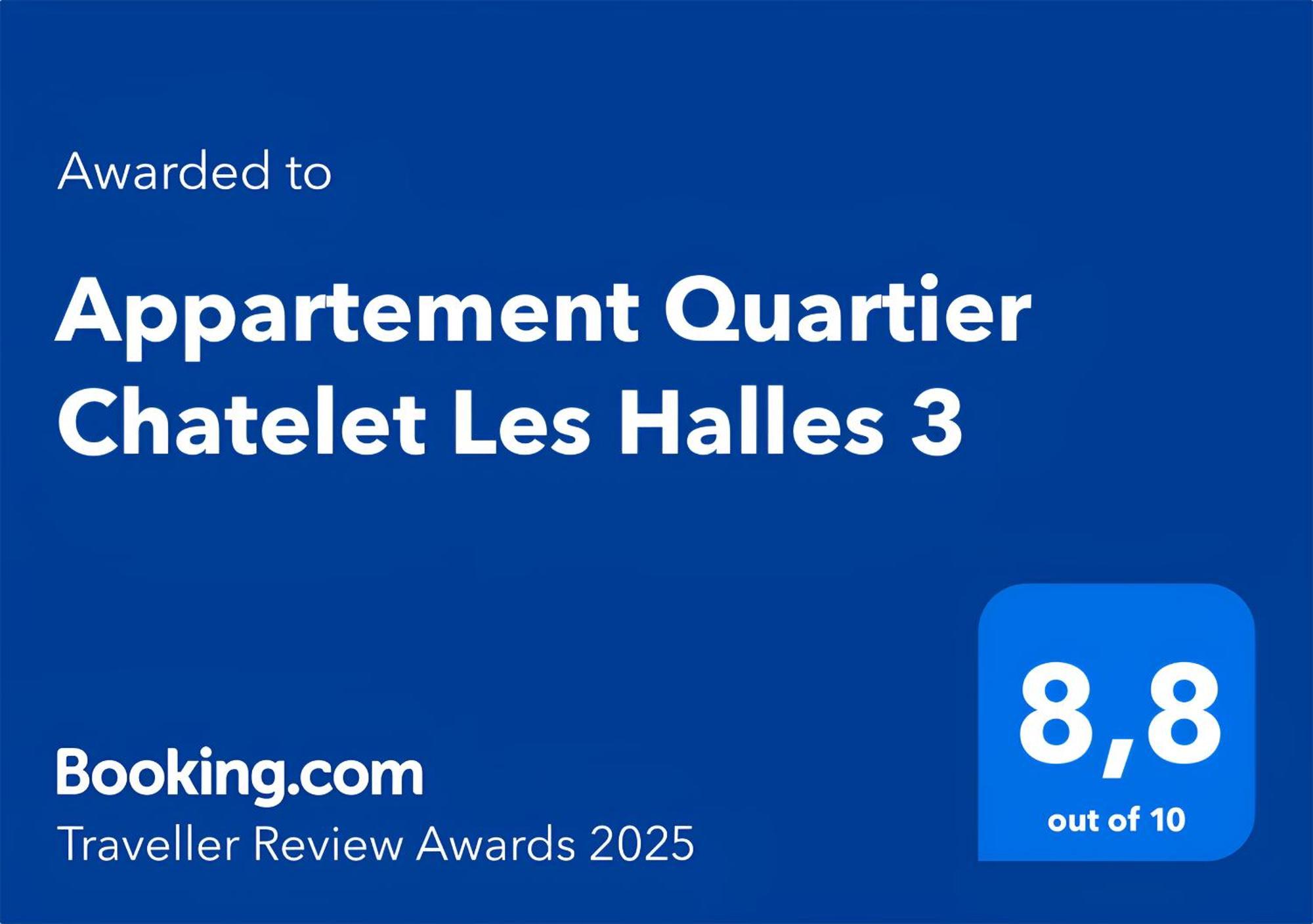 Appartement Quartier Chatelet Les Halles 3 Free Netflix Parijs Buitenkant foto